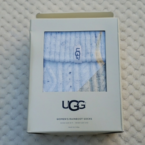 **HP**NIB UGG Shaye Tall Rainboot Socks - Picture 7 of 10